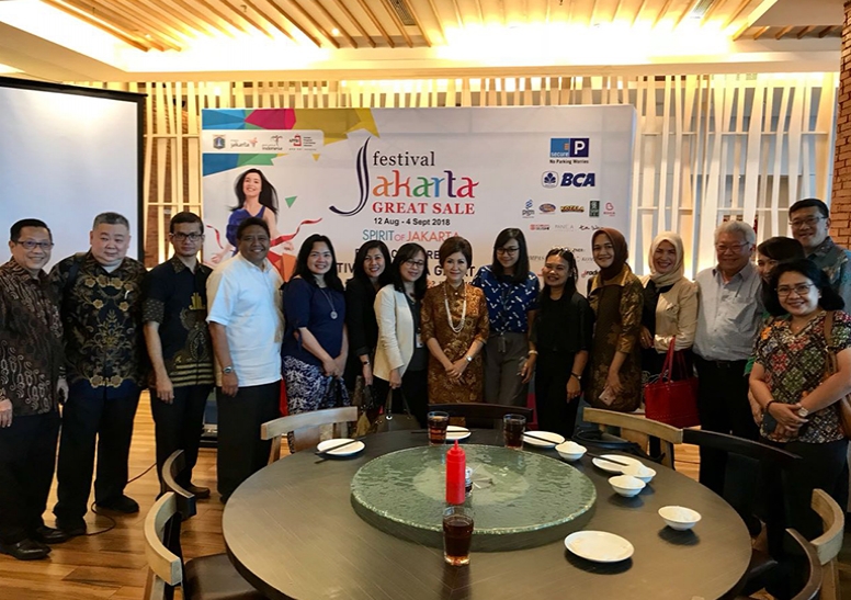 Panitia dan peserta konferensi pers ke 1 FJGS 2018